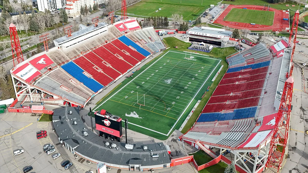 McMahon Stadium in Canada