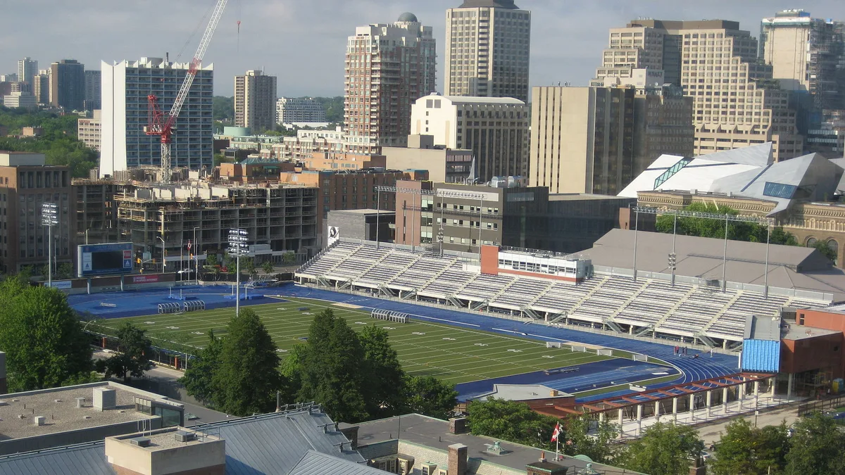 Varsity Stadium in Canada