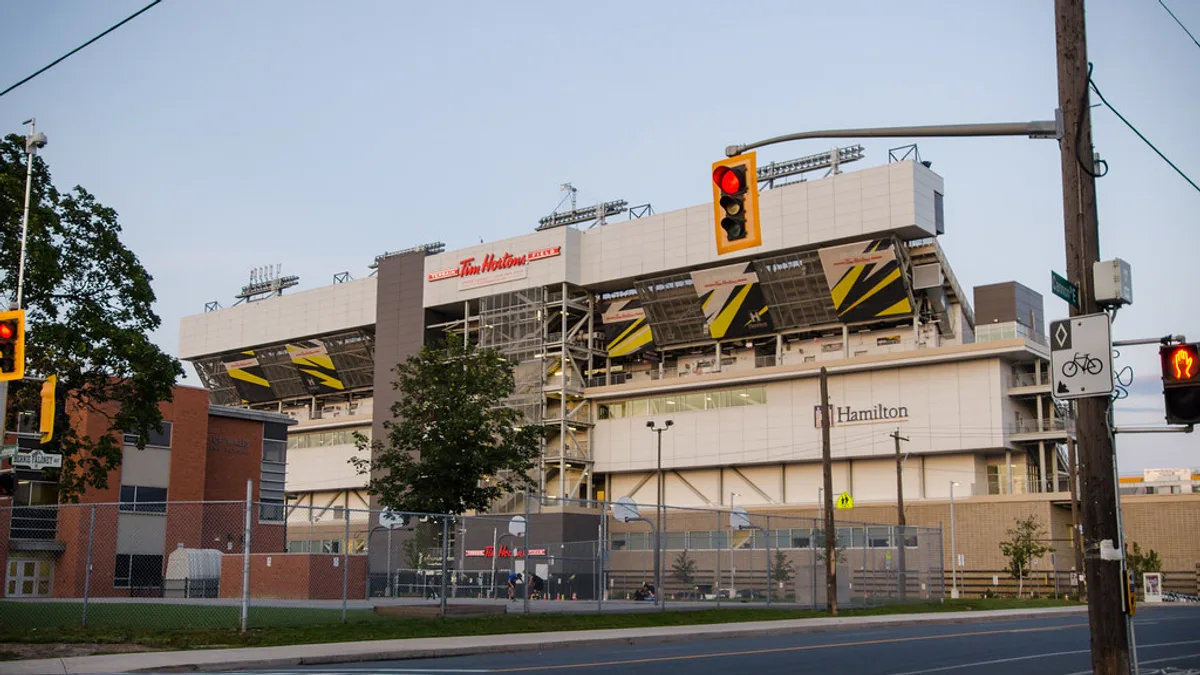 Tim Hortons Field in Canada