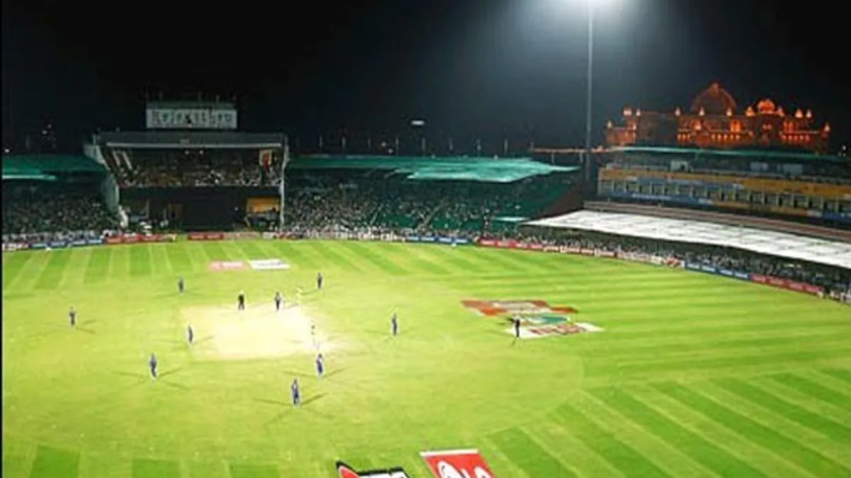 Sawai Mansingh Stadium in India