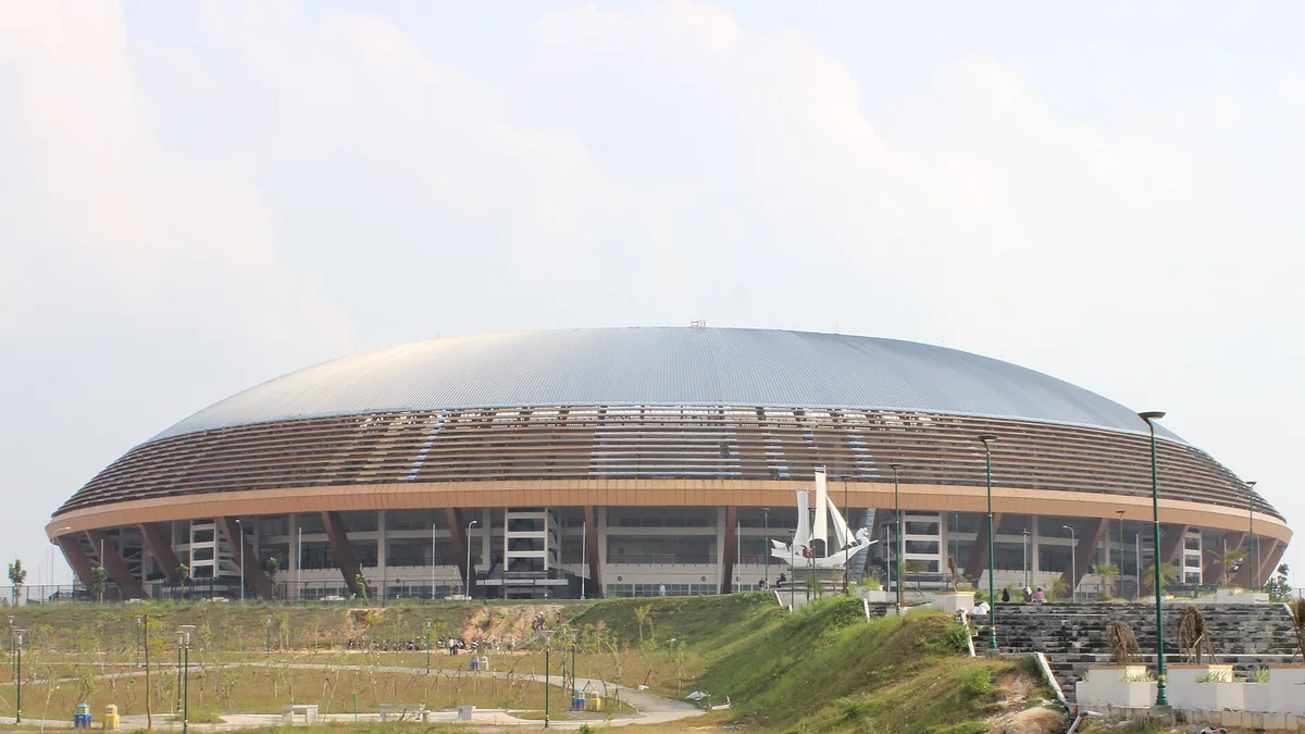 Riau Main Stadium in Indonesia