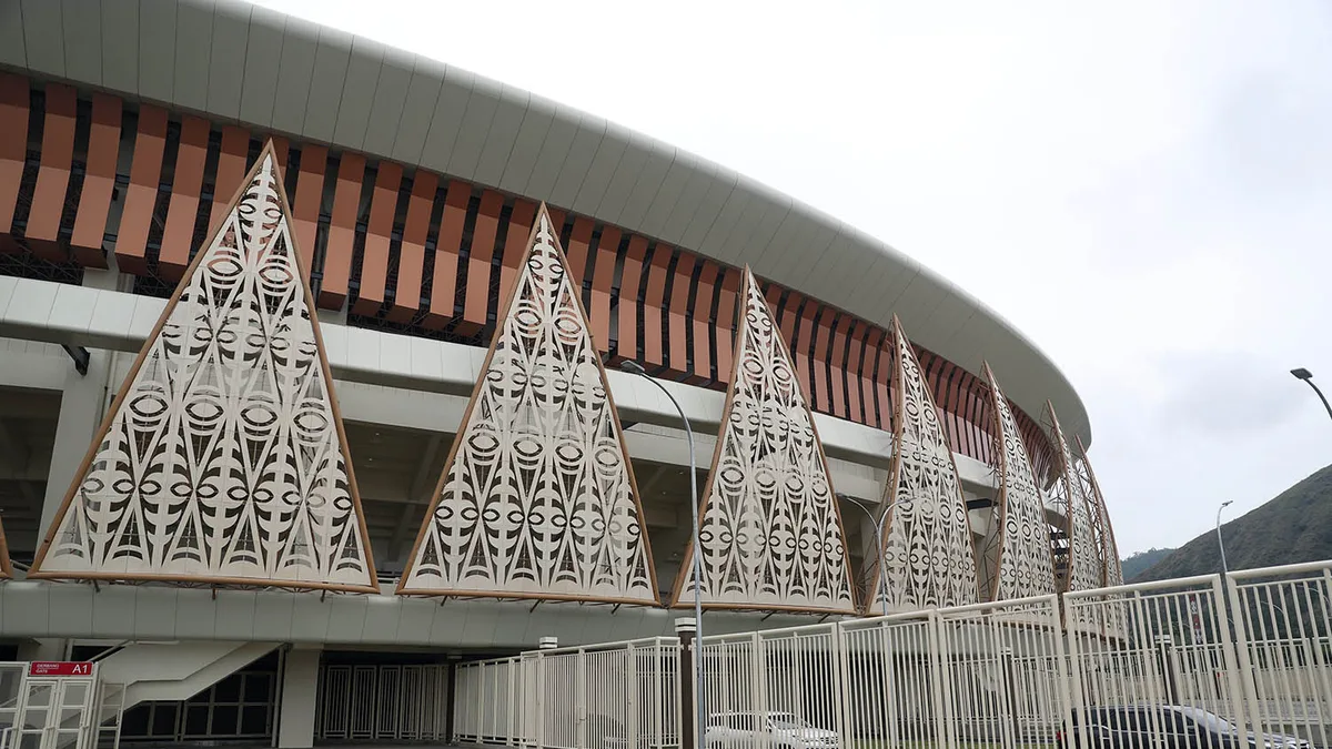 Lukas Enembe Stadium in Indonesia