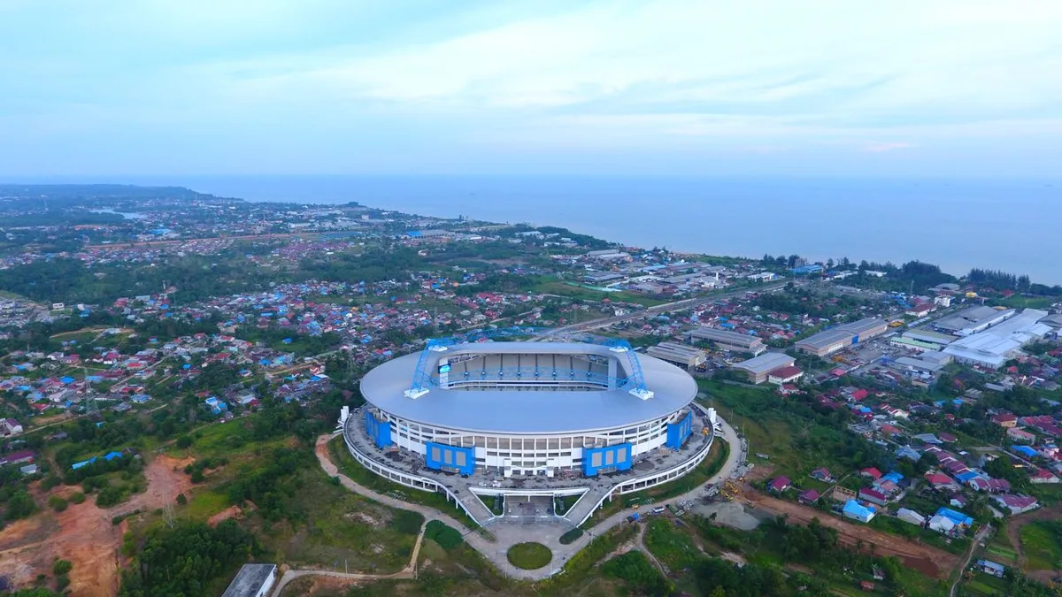 Batakan Stadium in Indonesia