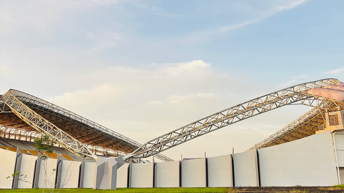 Aji Imbut Stadium in Indonesia