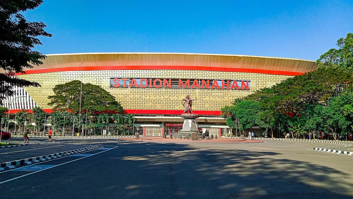 Manahan Stadium in Indonesia