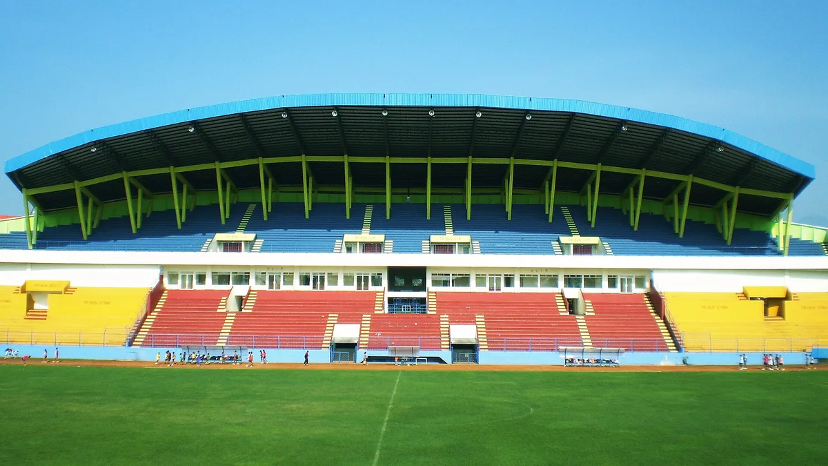 Gajayana Stadium in Indonesia