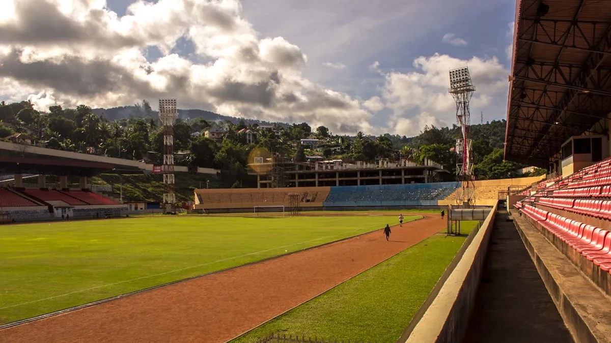 Mandala Stadium in Indonesia