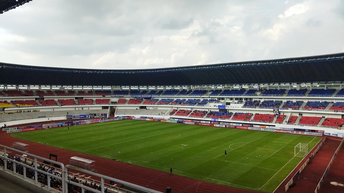 Jatidiri Stadium in Indonesia