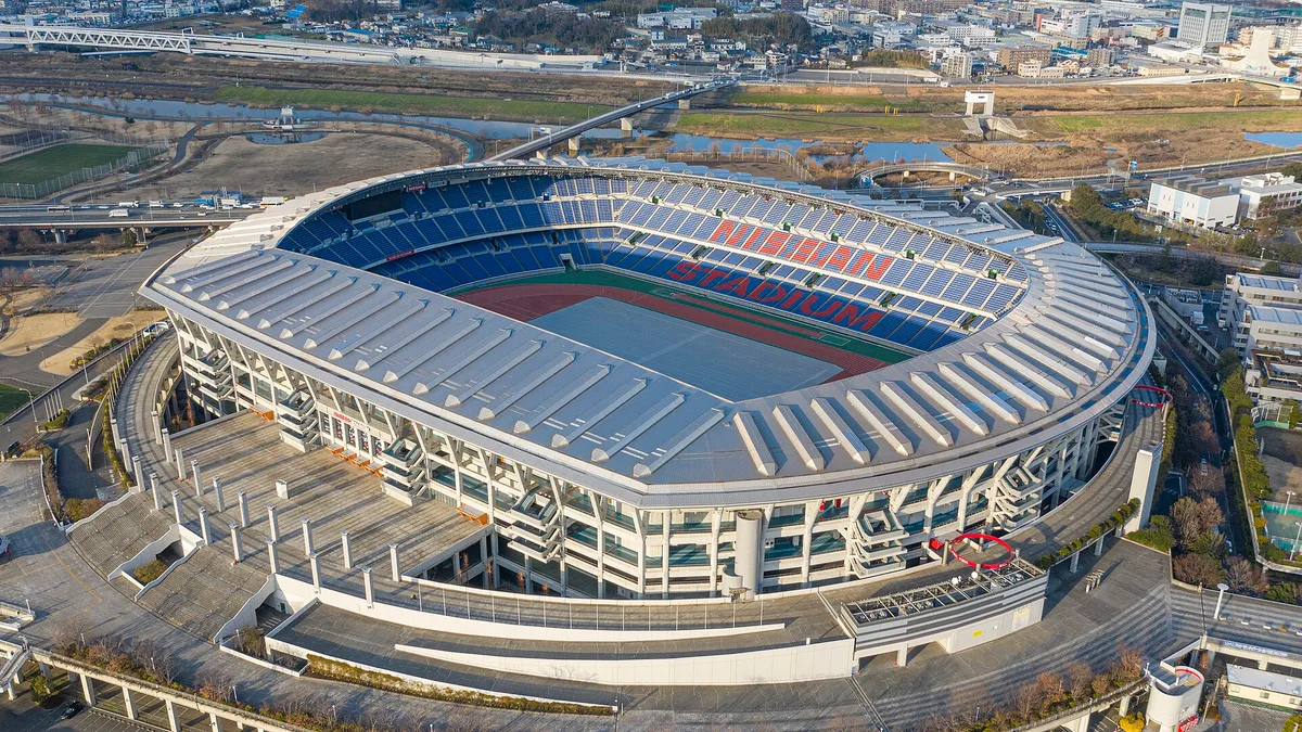 Nissan Stadium in Japan