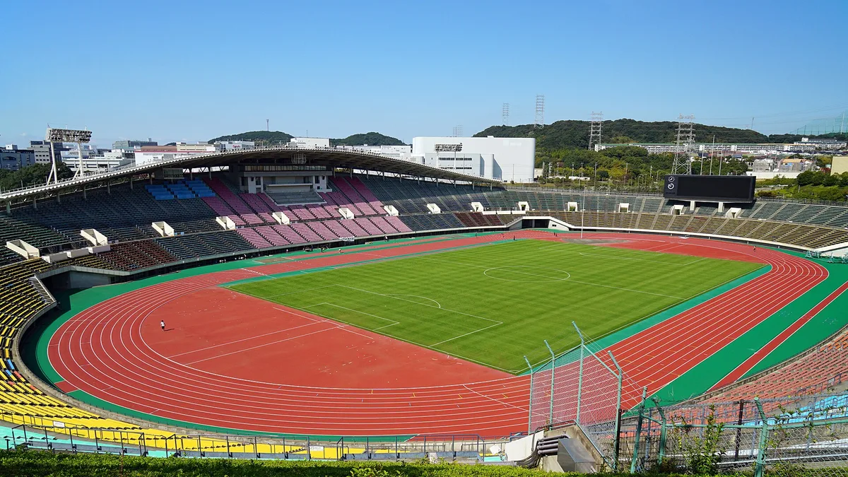 Kobe Universiade Memorial Stadium in Japan