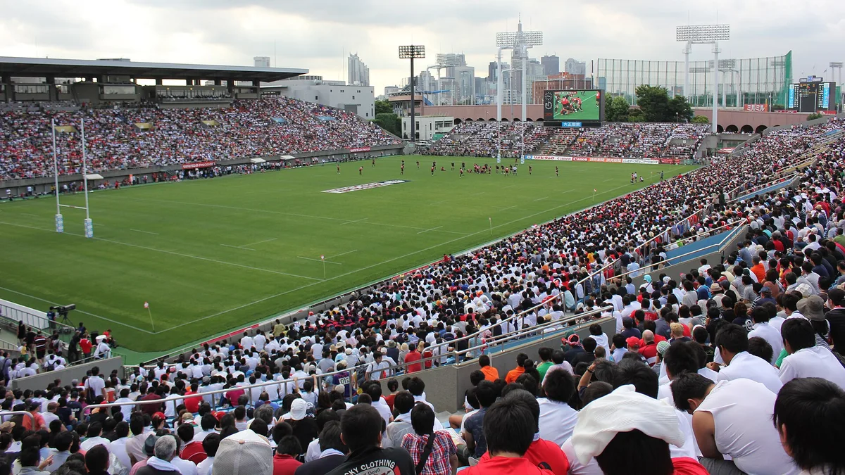 Chichibunomiya Rugby Stadium in Japan