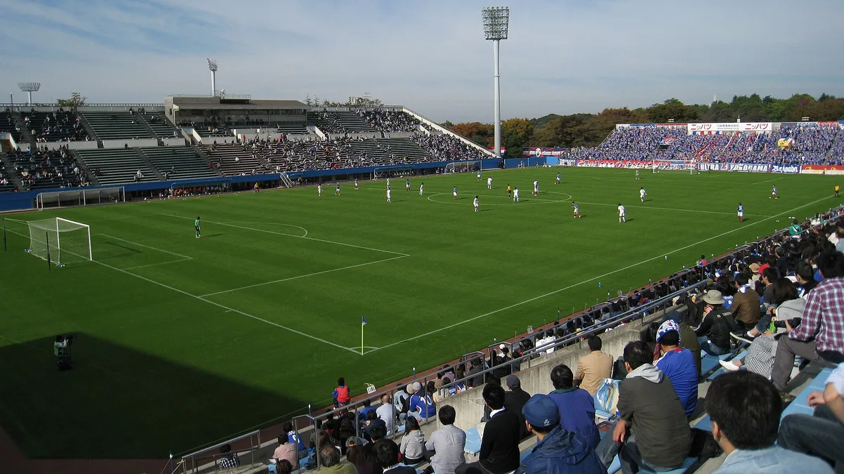 NHK Spring Mitsuzawa Football Stadium in Japan