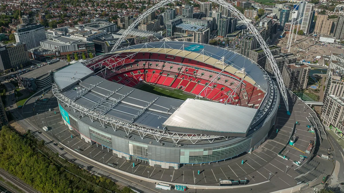 Wembley Stadium in United Kingdom