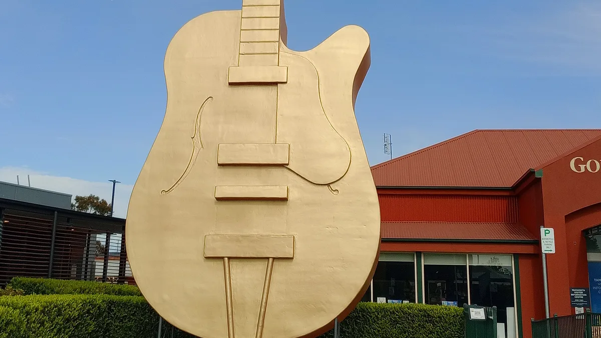 Big Golden Guitar in Australia