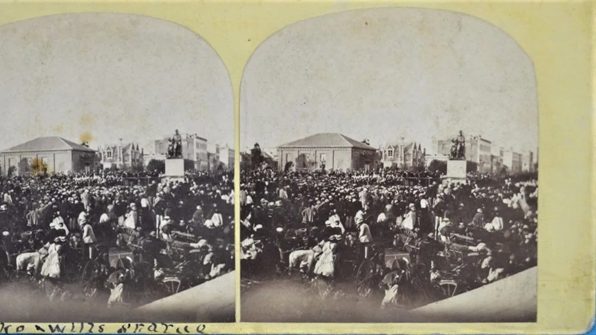 Burke and Wills Monument in Australia
