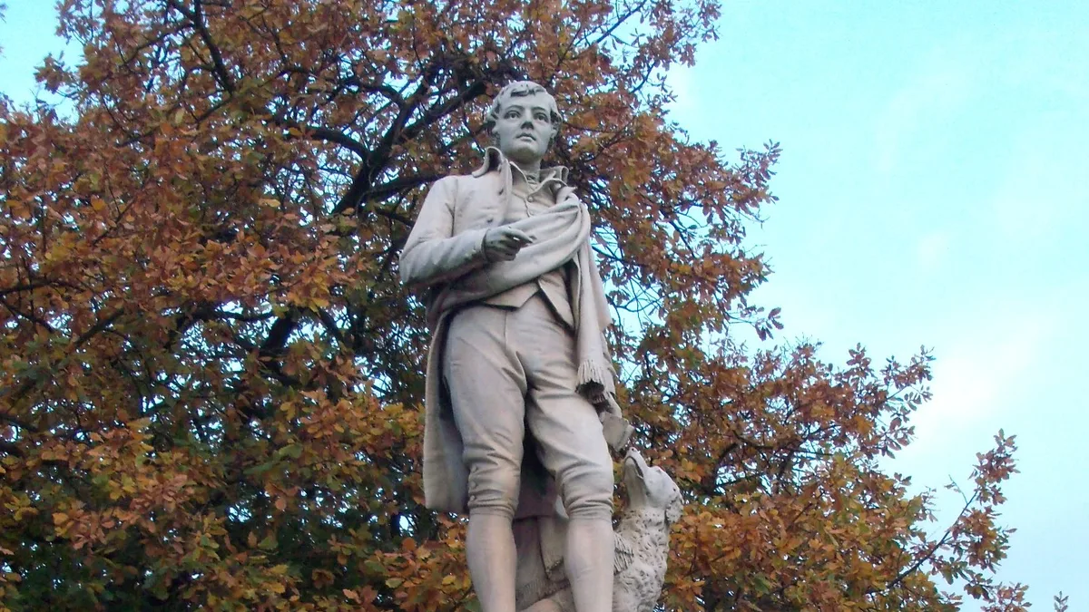Robert Burns Statue in Australia
