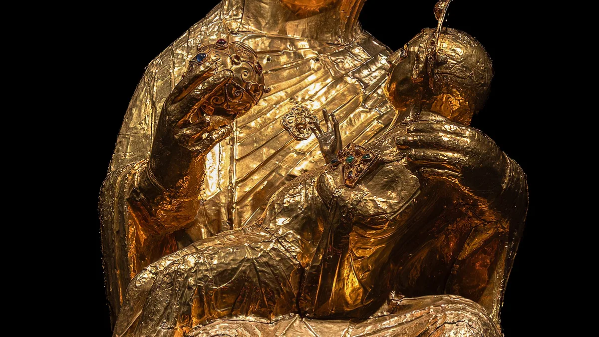 Golden Madonna of Essen in Germany