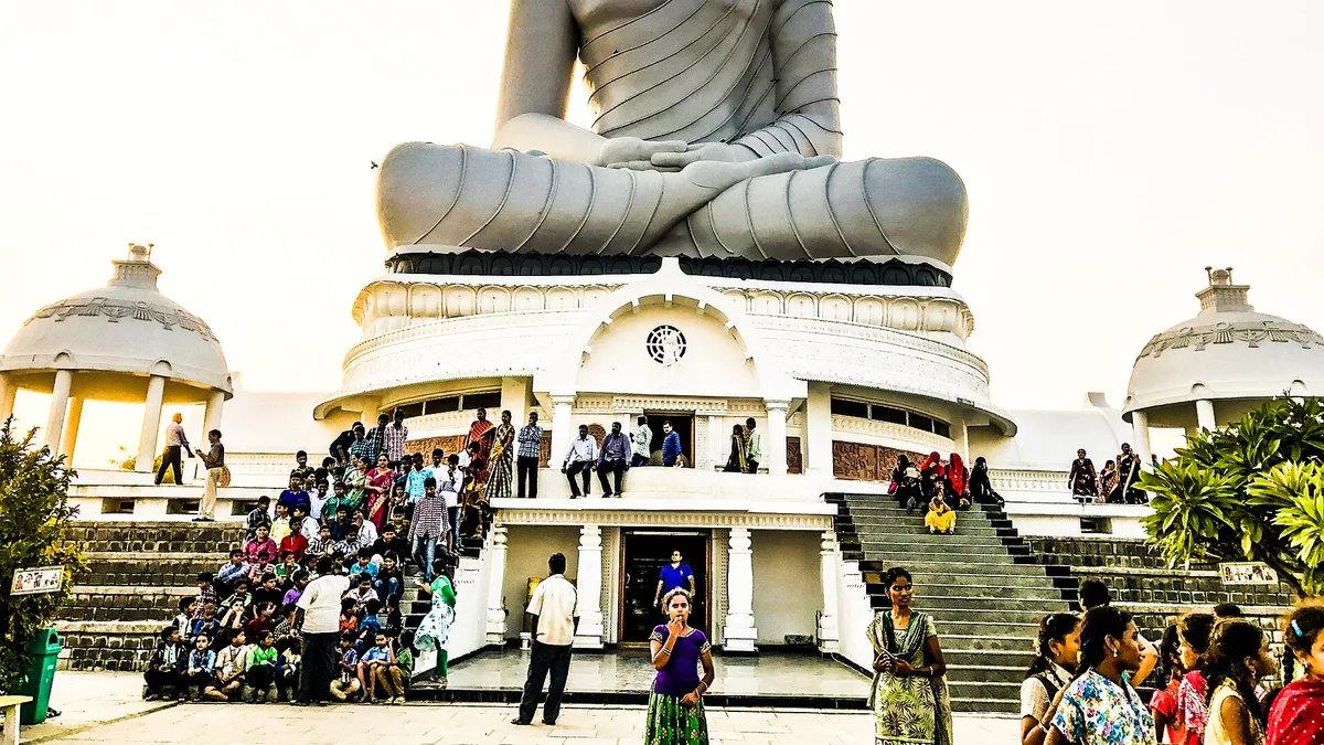 Dhyana Buddha Statue in India