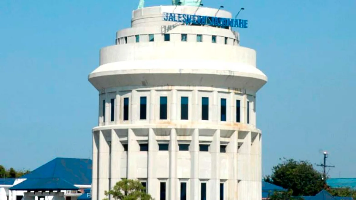 Jalesveva Jayamahe Monument in Indonesia