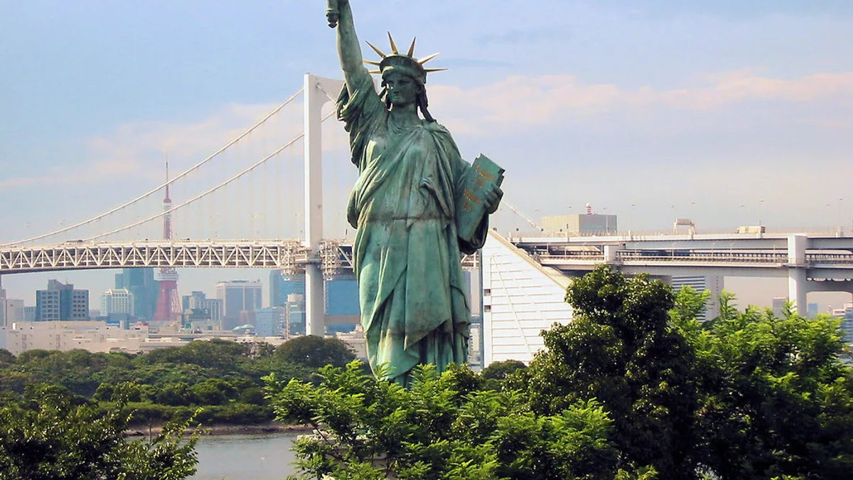 Odaiba Statue of Liberty in Japan