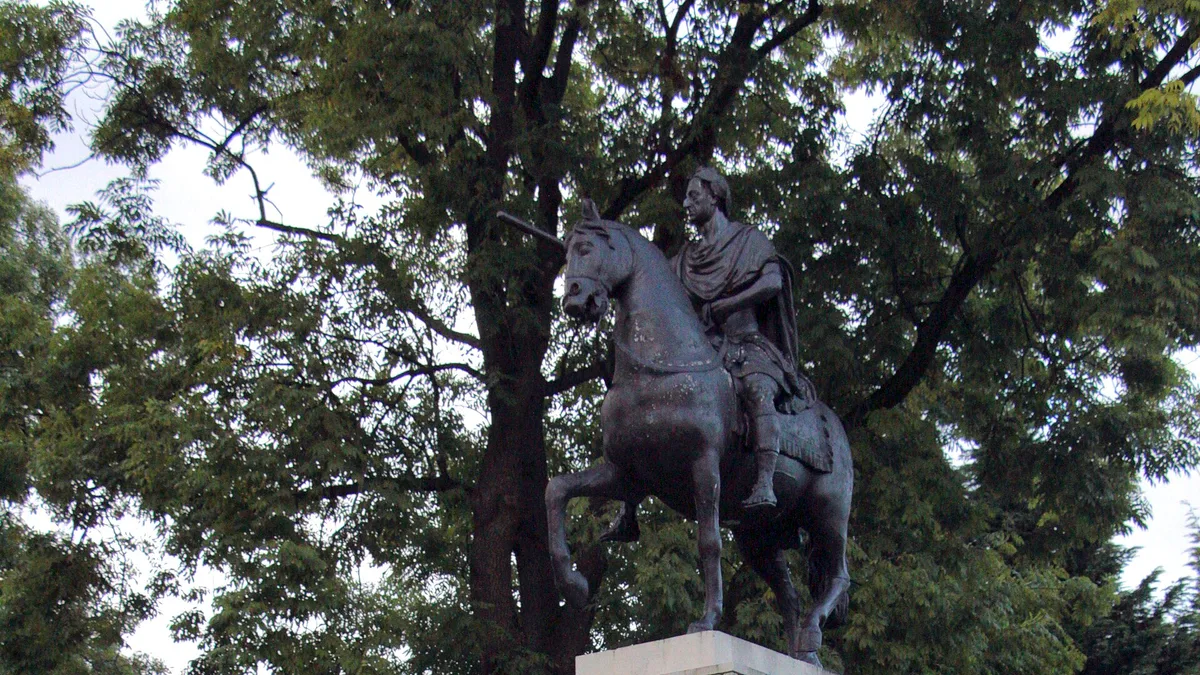 Equestrian Statue of William III, Glasgow in United Kingdom