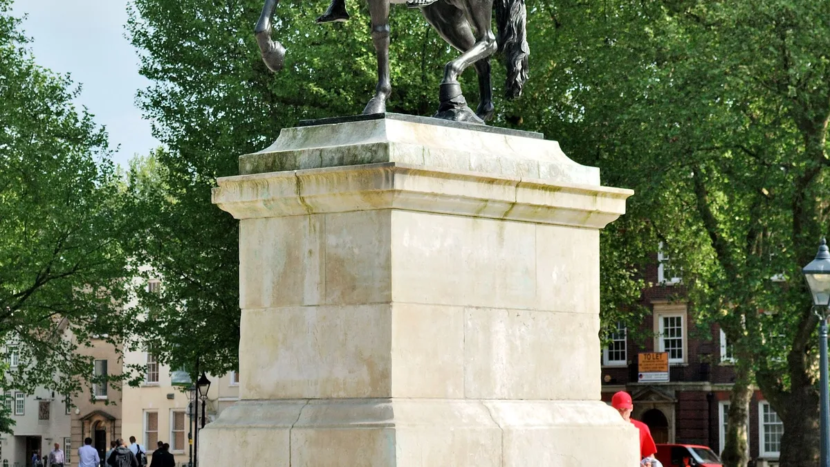 Equestrian Statue of William III, Bristol in United Kingdom