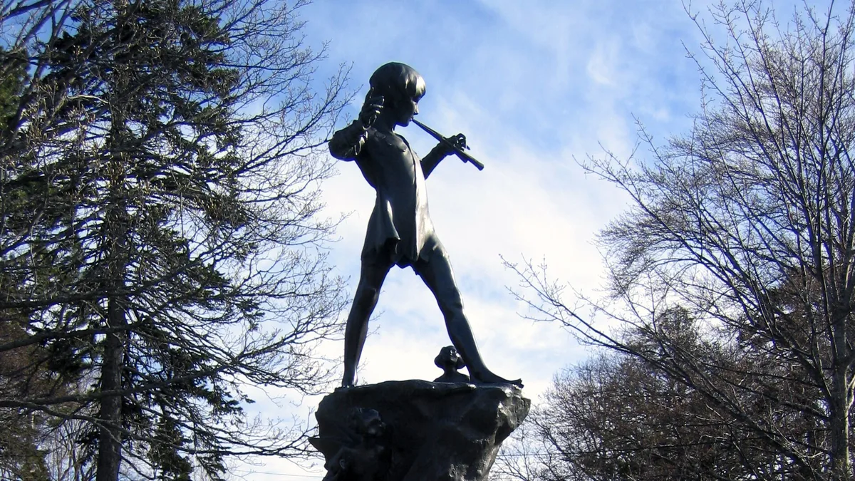 Peter Pan Statue in United Kingdom