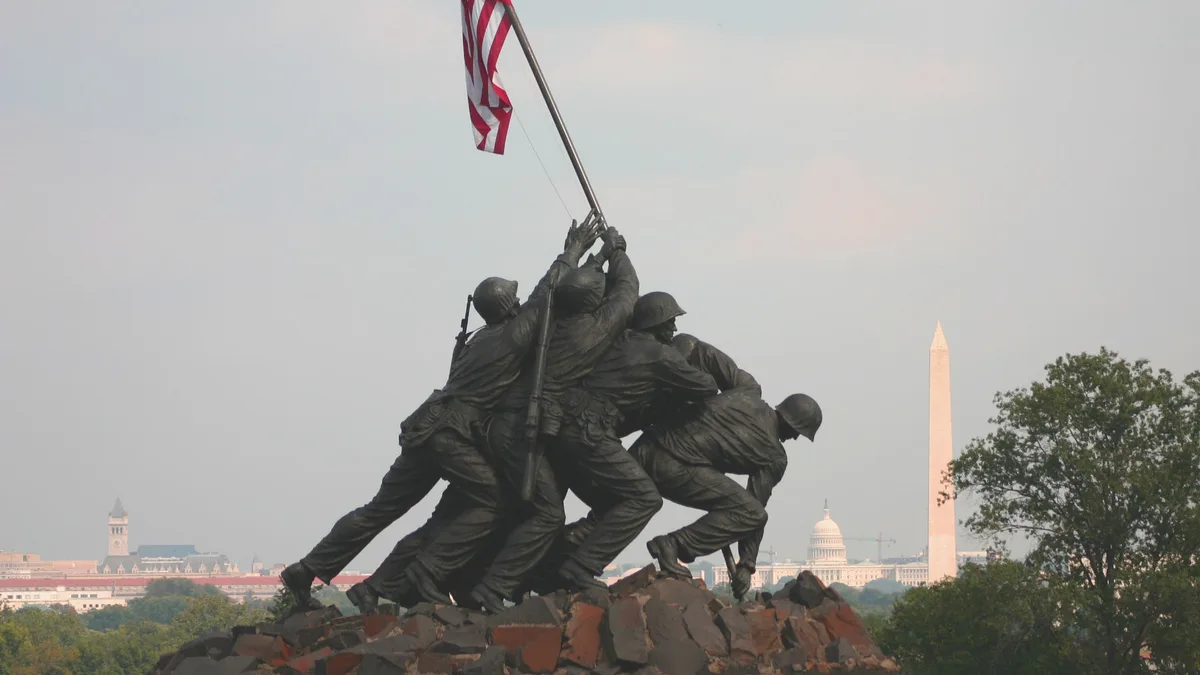 Marine Corps War Memorial in United States