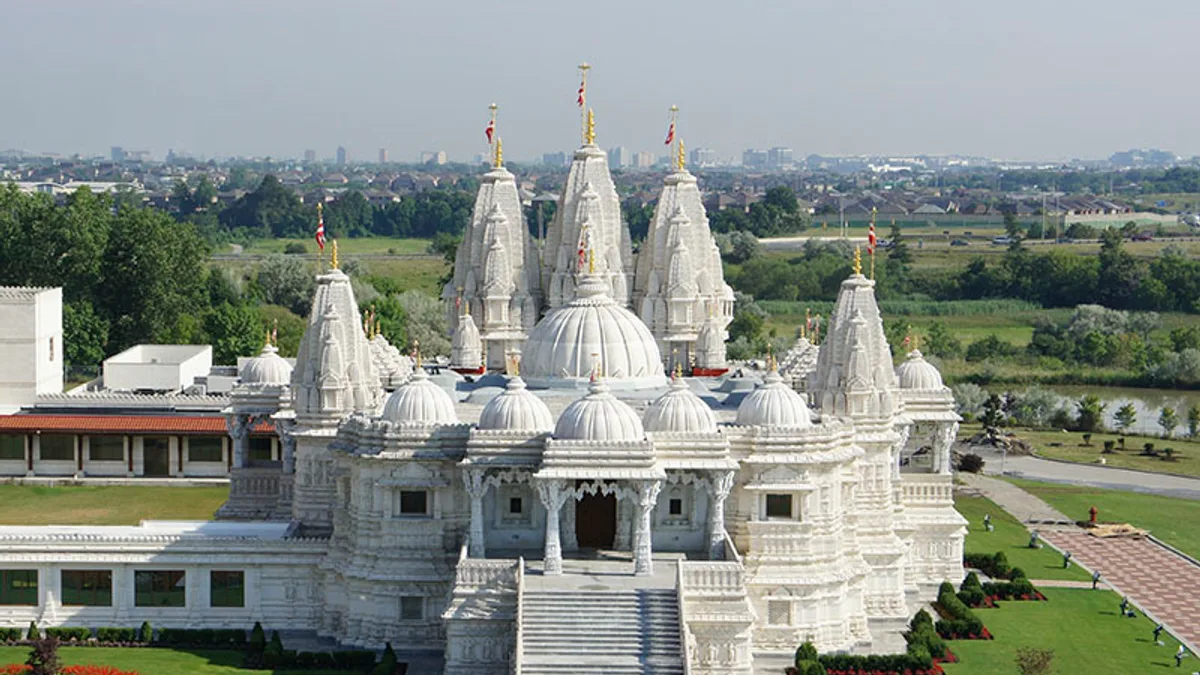 BAPS Shri Swaminarayan Mandir Toronto in Canada