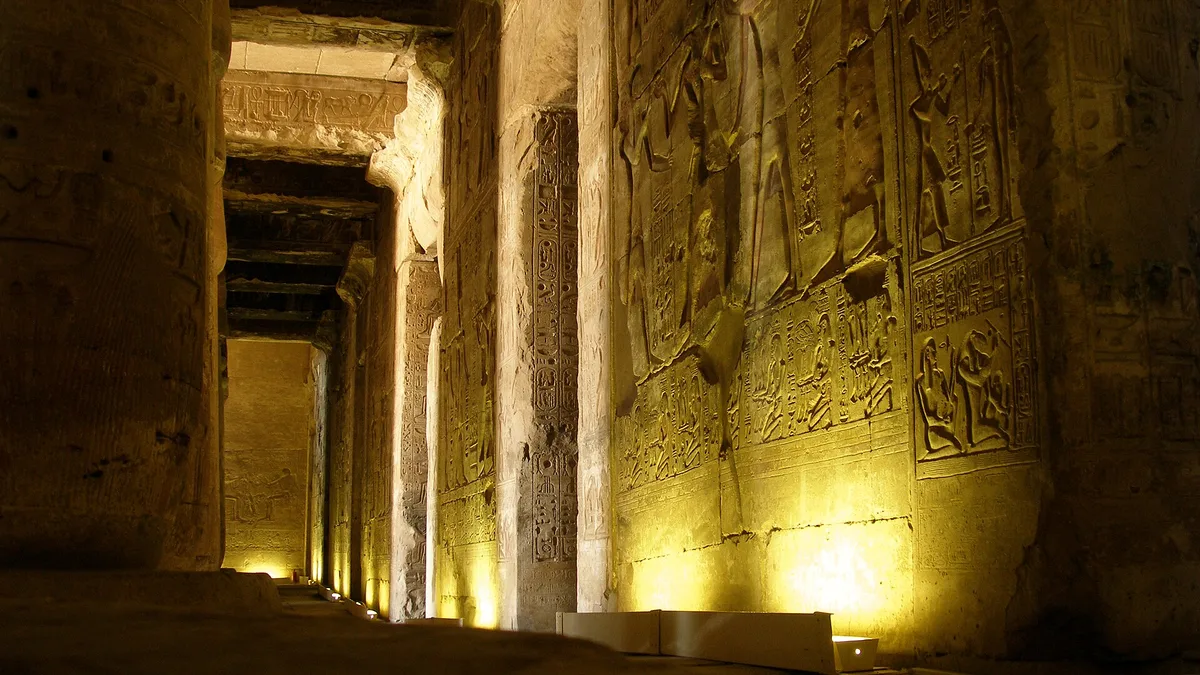 Temple of Seti I in Egypt