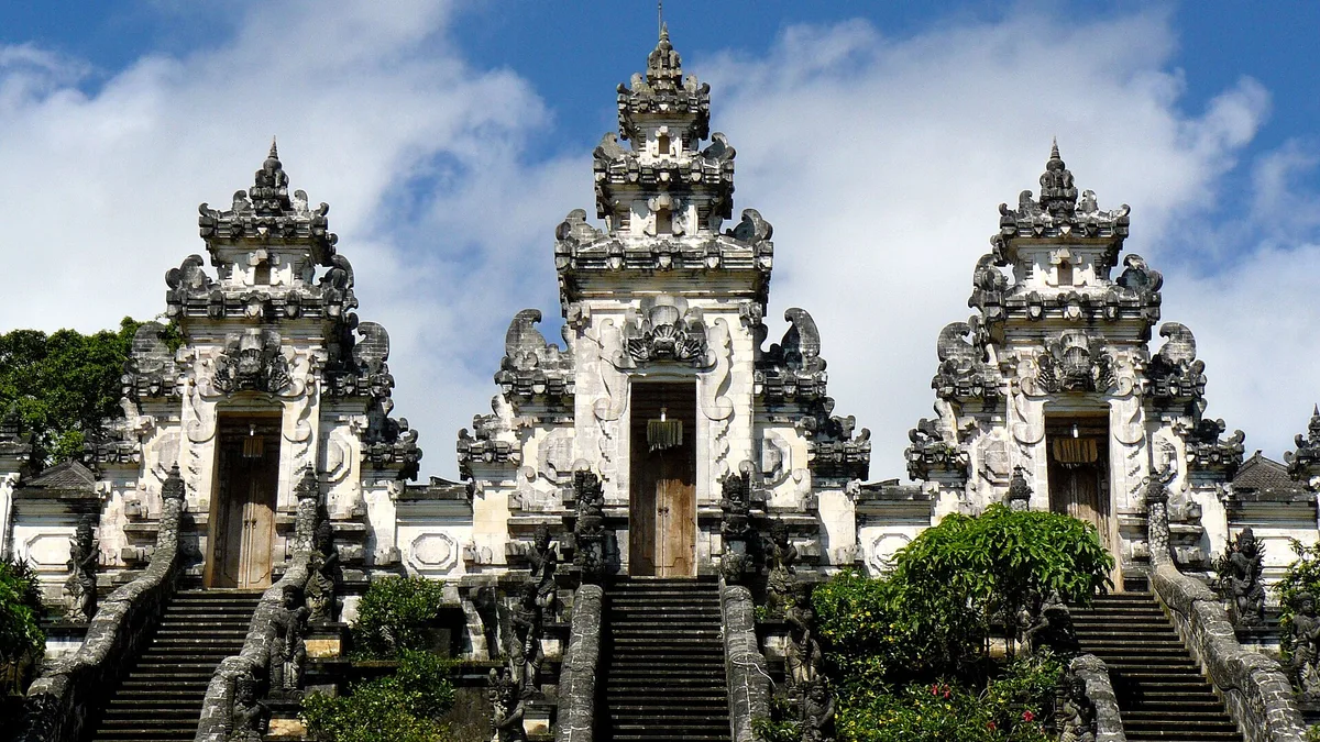 Lempuyang Luhur Temple in Indonesia