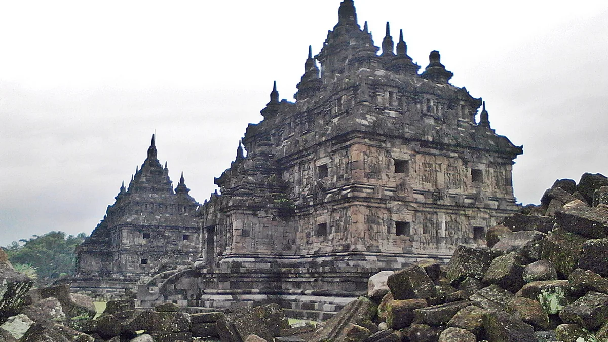 Plaosan Temple in Indonesia