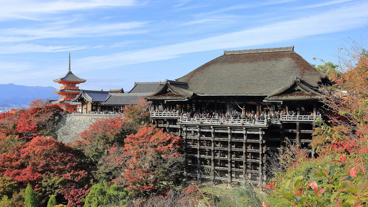 Kiyomizu-dera Temple in Japan