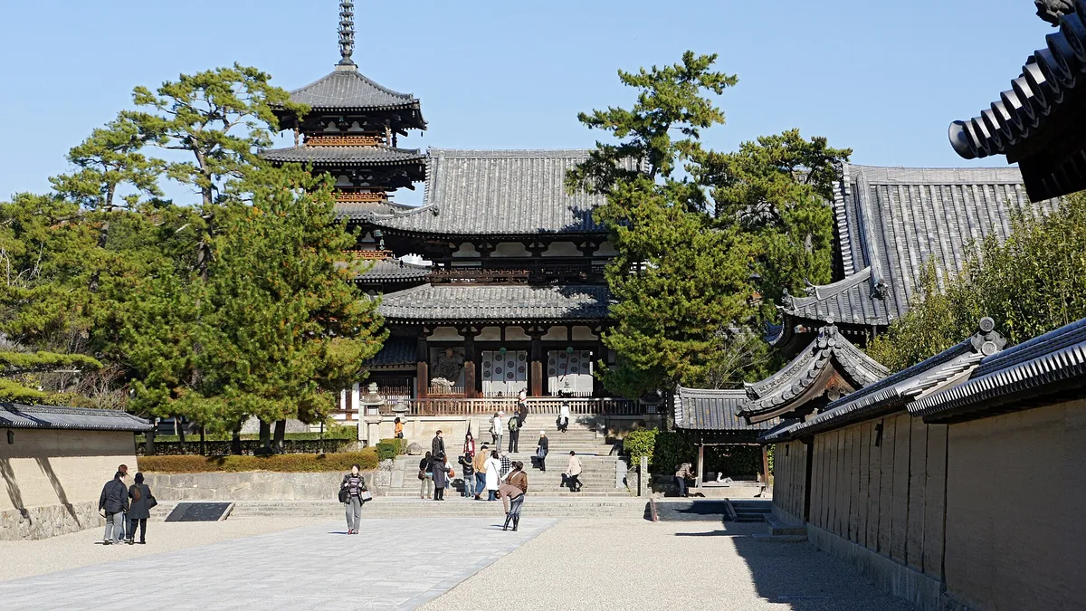 Hōryū-ji Temple in Japan