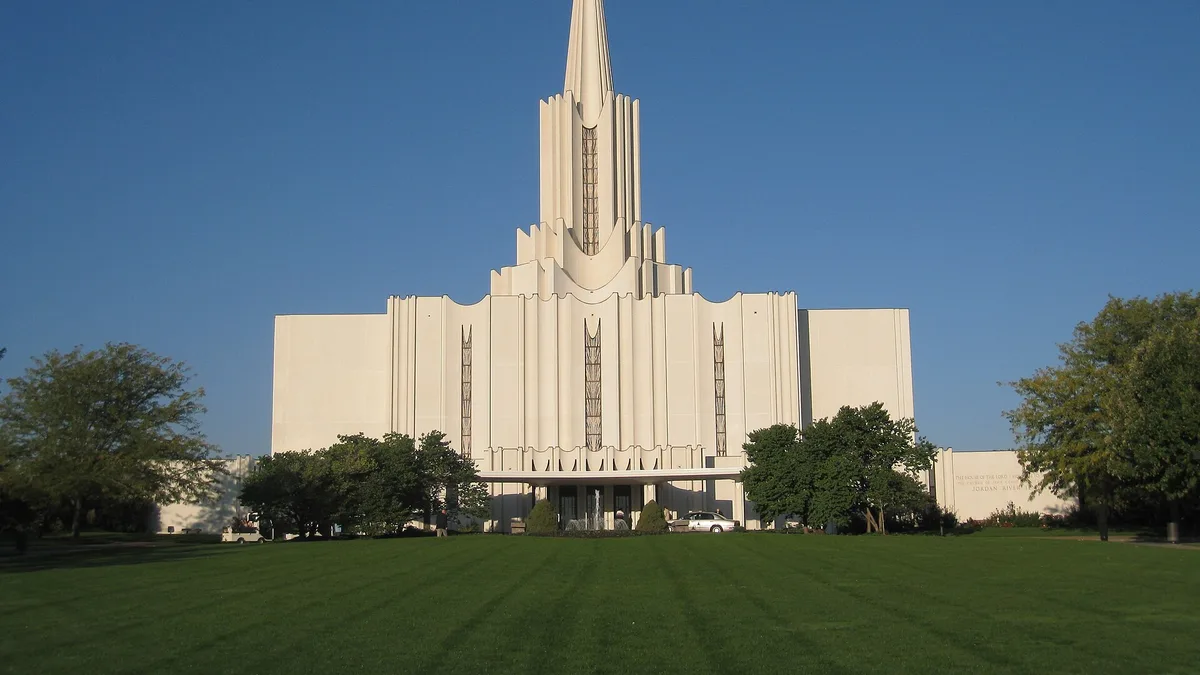 Jordan River Utah Temple in United States