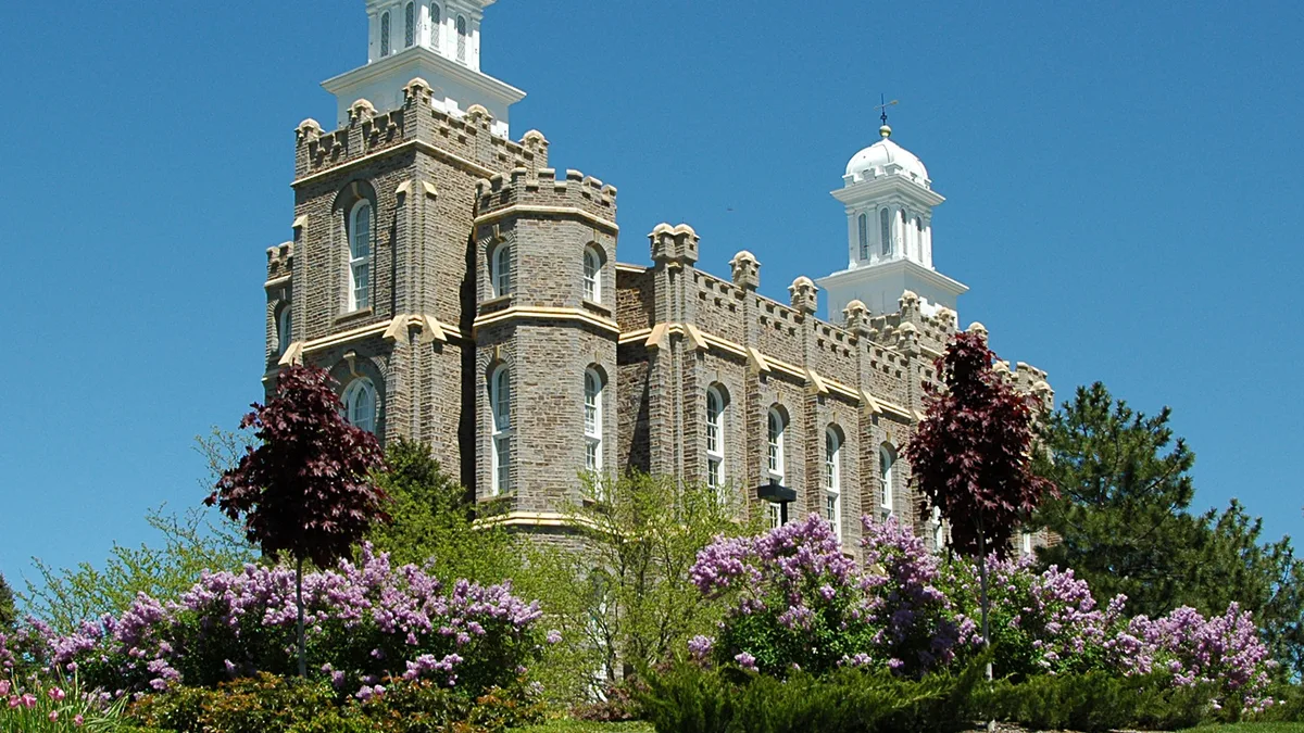 Logan Utah Temple in United States