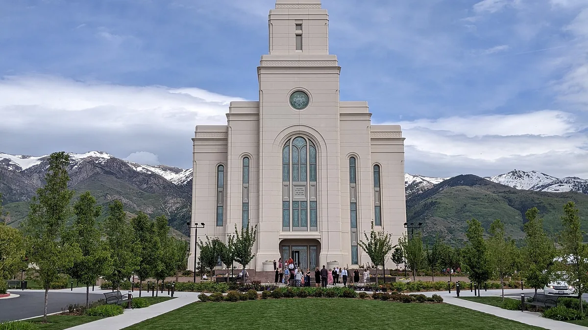 Layton Utah Temple in United States