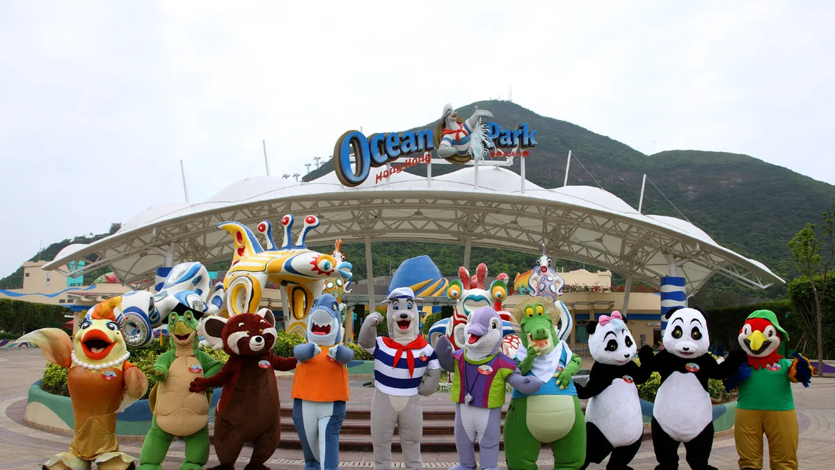 Ocean Park Hong Kong in China