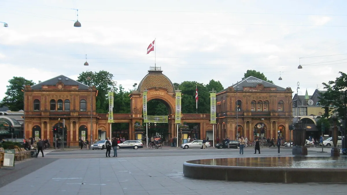Tivoli Gardens in Denmark