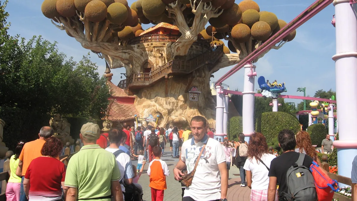 Gardaland Park in Italy