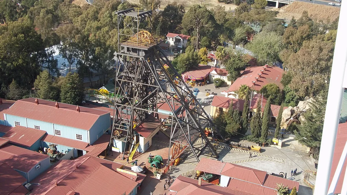 Gold Reef City Theme Park in South Africa