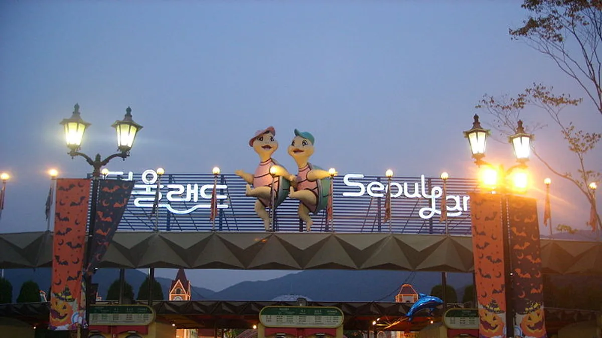 Seoul Land in South Korea