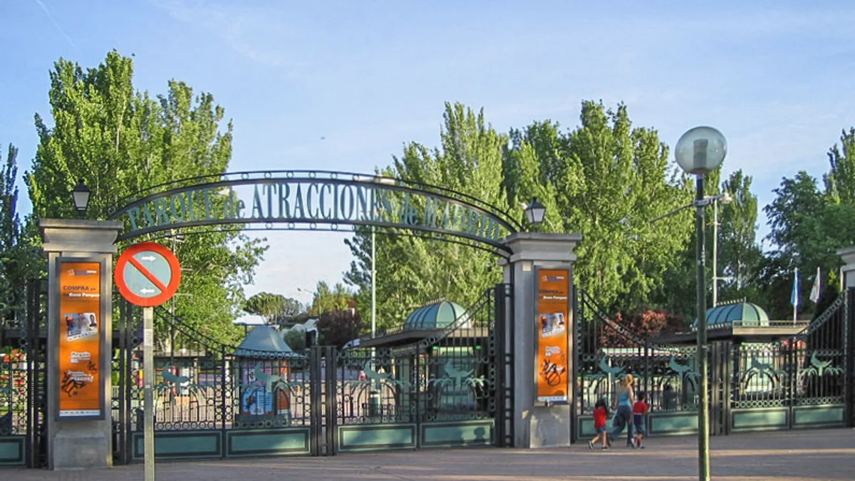 Parque de Atracciones de Madrid in Spain