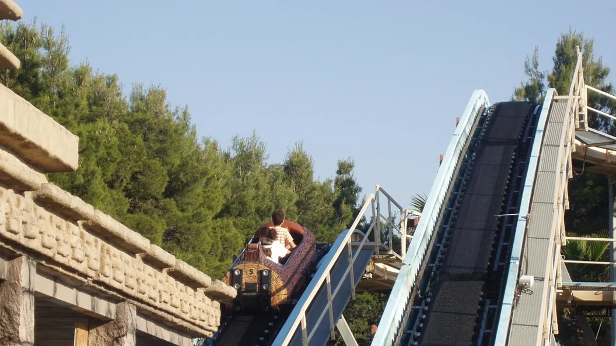 Parque de Atracciones de Zaragoza in Spain