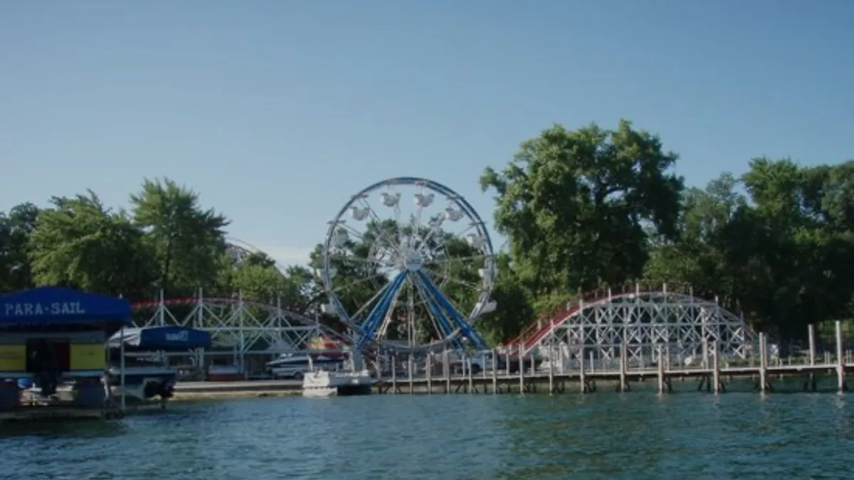Arnolds Park Amusement Park in United States