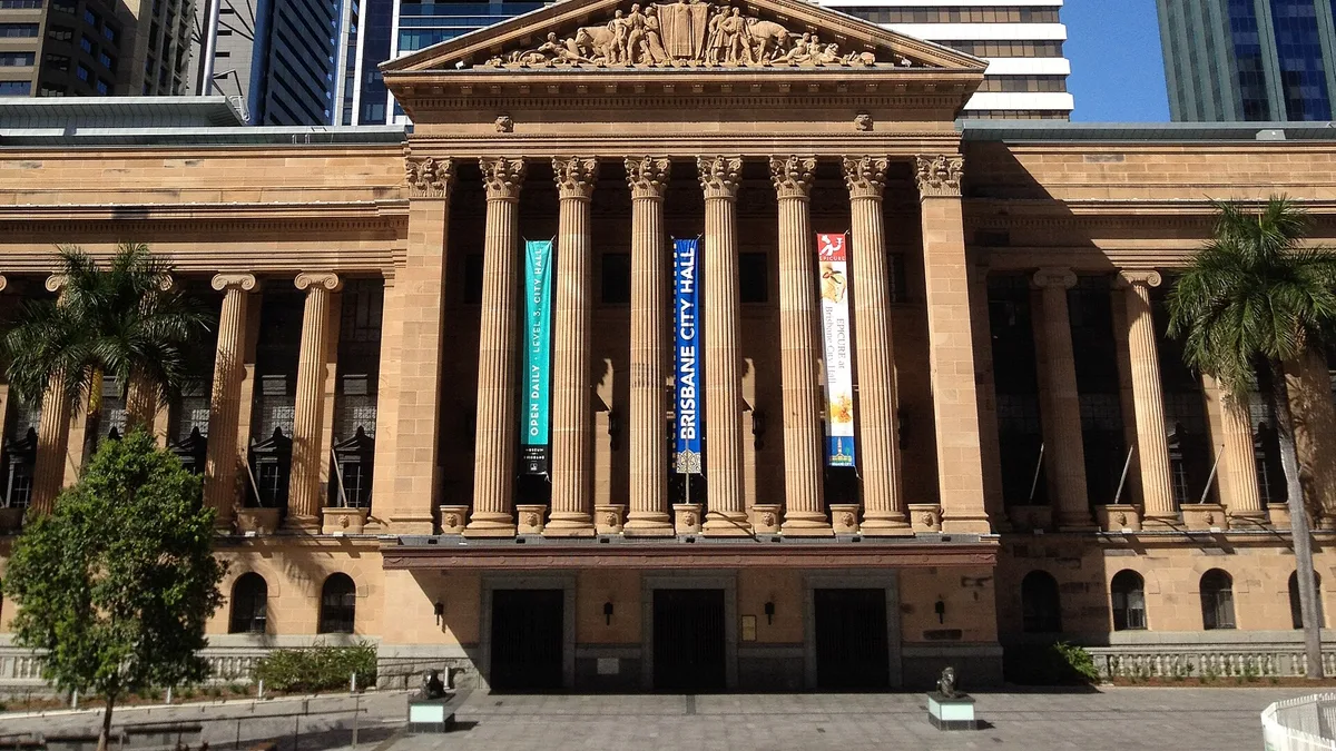 Brisbane City Hall Clock Tower in Australia