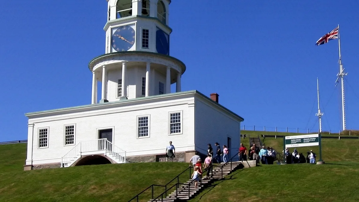 Halifax Town Clock in Canada