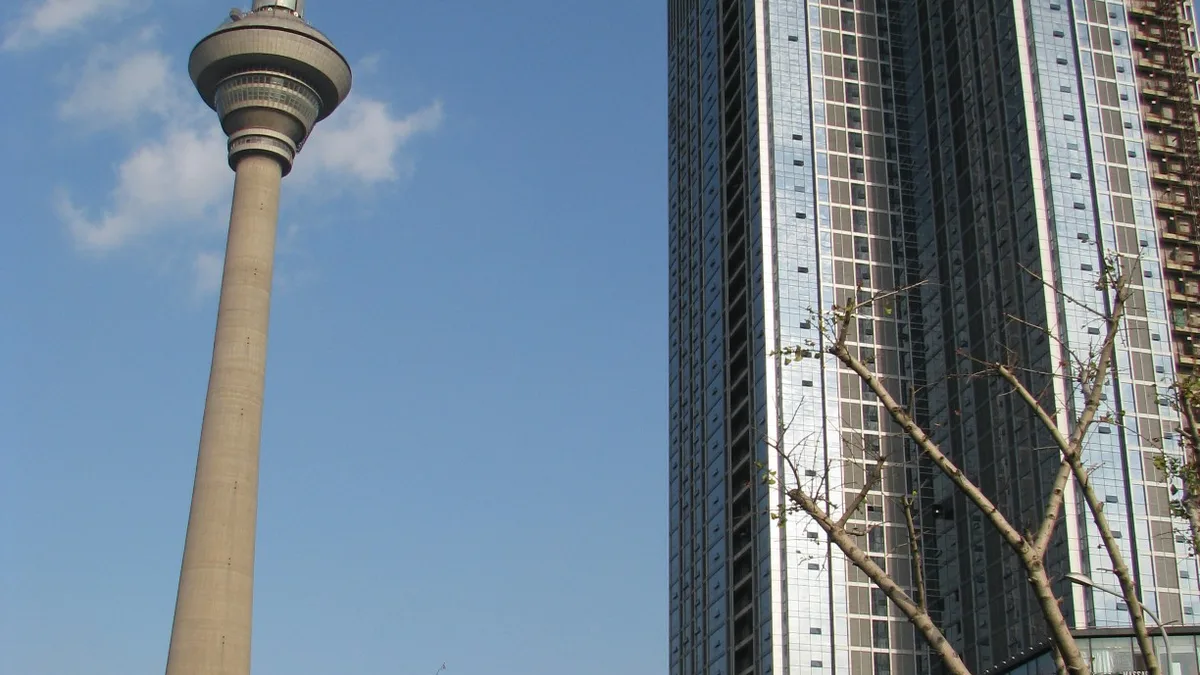Tianjin Radio and Television Tower in China