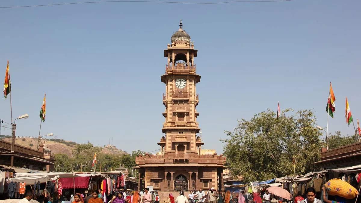Ghanta Ghar Jodhpur in India