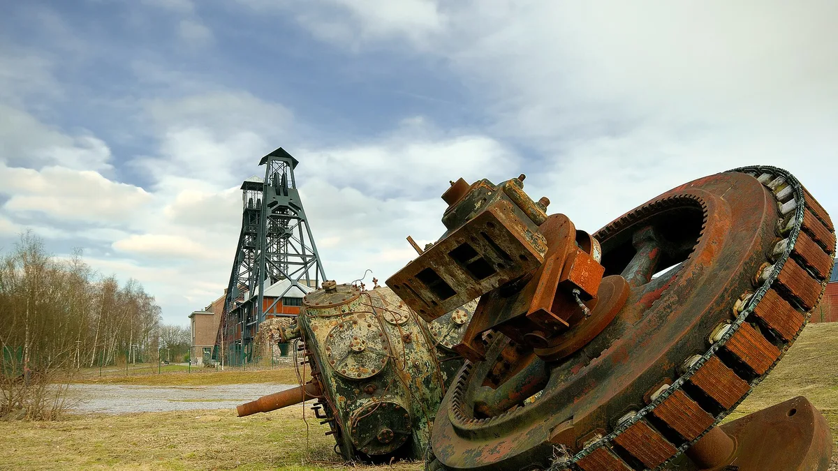 Major Mining Sites of Wallonia in Belgium